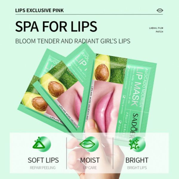 SADOER Moisturizing and nourishing lip mask Avokado Nourish Lip Mask